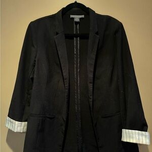 Black Blazer with Tailored Fit